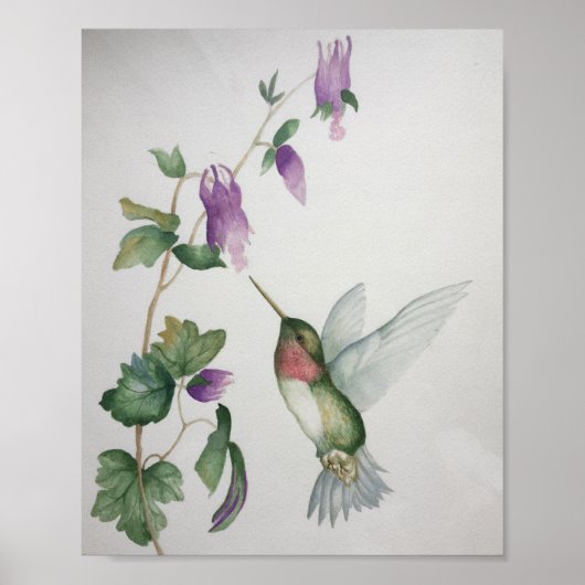 Poster Ruby=Poster du Jardin des colibris (Devant)