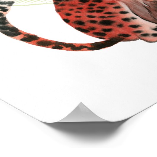 Poster Ruby Runner Leopard (Coin)
