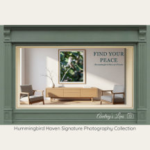 Ruby-Throated Hummingbird Fine Art Photography 