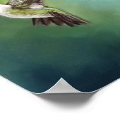 Poster Ruby Throming Humming Art Imprimer (Coin)