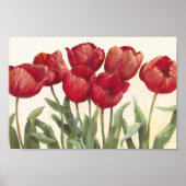 Poster Ruby Tulips (Devant)