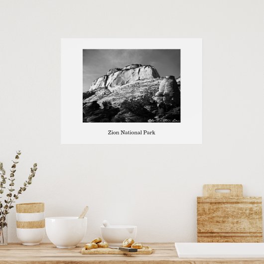 Poster ruche et monolithe (Cuisine)