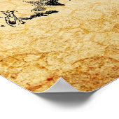 Poster ruche vintage. (Coin)