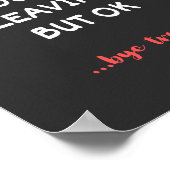 Poster Rude Que tu pars, mais d'accord (Coin)