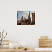 Poster Rudolf von Alt Cathédrale Saint-Etienne de Vienne (Cuisine)