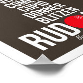 Poster Rudolph Simple Print (Coin)