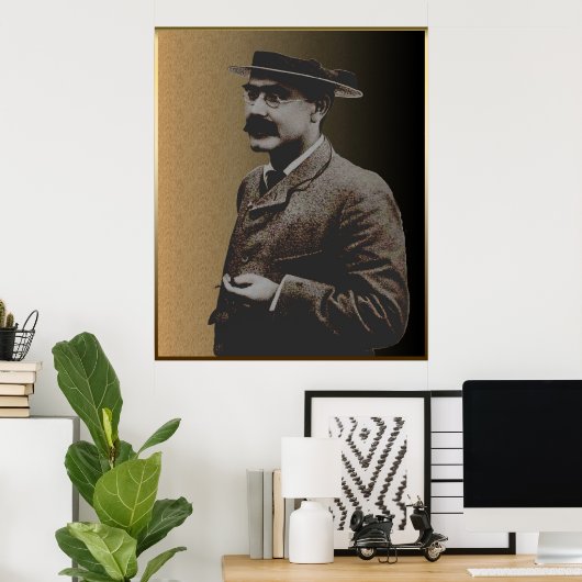 Poster Rudyard Kipling (Bureau à domicile)