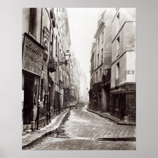 Poster Rue Aumaire, rue Volta, Paris, 1858-78 (Devant)