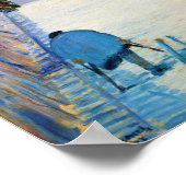 Poster Rue avec drapeaux français, Manet (Coin)