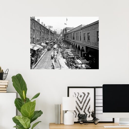 Poster Rue Baltimore (Bureau à domicile)