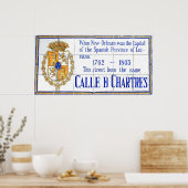 Poster Rue Chartres Carrelage Peinture Mural Nouvelle-Orl (Cuisine)