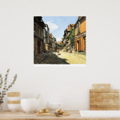 Poster Rue de Bavolle par Claude Monet (Cuisine)