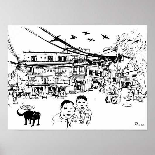 Poster Rue de Katmandou (Devant)