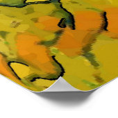 Poster Rue de la ville, style Matisse (Coin)