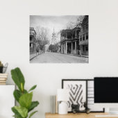 Poster Rue de réunion (Bureau à domicile)