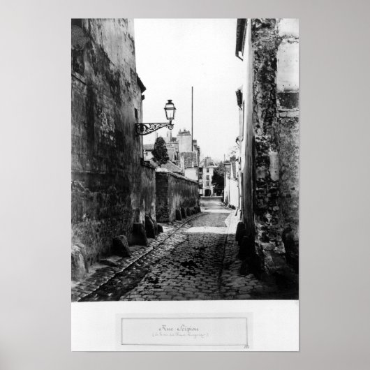 Poster Rue de Scipion (Devant)