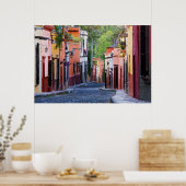 Poster Rue De Sollano, San Miguel De Allende (Cuisine)