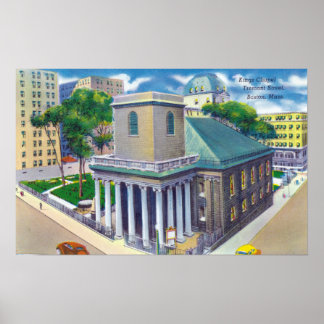 Poster Rue de Tremont Vue de la chapelle des rois