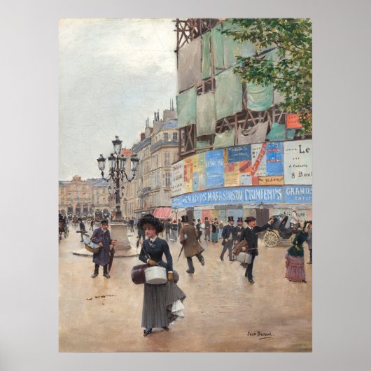 Poster Rue du Havre - Jean Béraud (Devant)