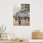 Poster Rue du Havre - Jean Béraud (Cuisine)