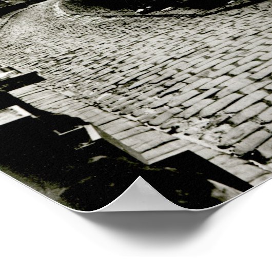 Poster Rue du Jardinet et impasse (Coin)