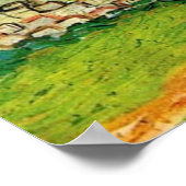 Poster Rue du village à Auvers Vincent Van Gogh (Coin)