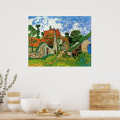 Poster Rue du village par Vincent van Gogh (Cuisine)