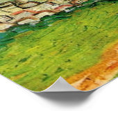 Poster Rue du village par Vincent van Gogh (Coin)