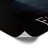 Poster Rue Eindhoven & Catharinakerk, Pays-Bas (Coin)