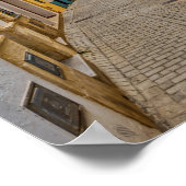 Poster Rue étroite à Ciutadella - Menorca, Espagne (Coin)