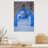 Poster Rue Étroite De Chefchaouen (Cuisine)