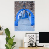 Poster Rue Étroite De Chefchaouen (Bureau à domicile)