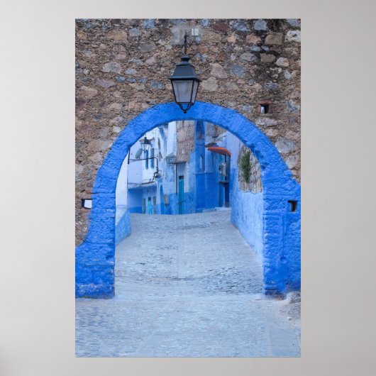 Poster Rue Étroite De Chefchaouen (Devant)