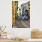 Poster Rue étroite vide, France (Cuisine)