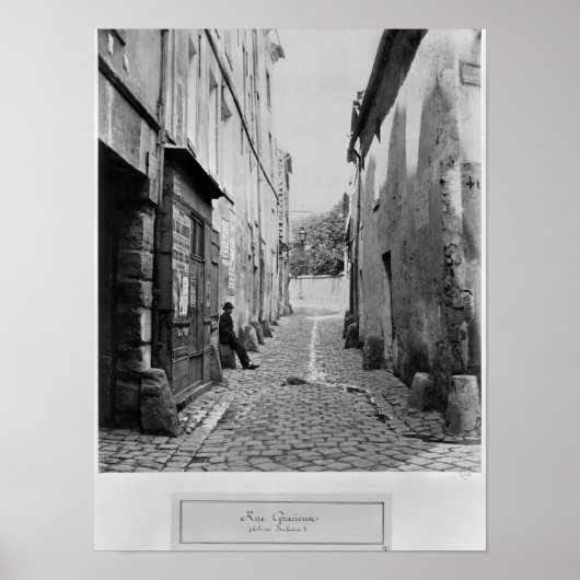 Poster Rue Gracieuse, de la rue Daubenton, Paris (Devant)