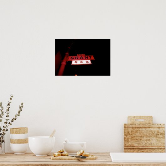 Poster Rue Grant (Cuisine)