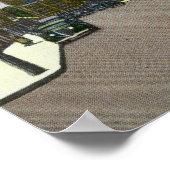 Poster Rue Hanover Vue de la poste (Coin)