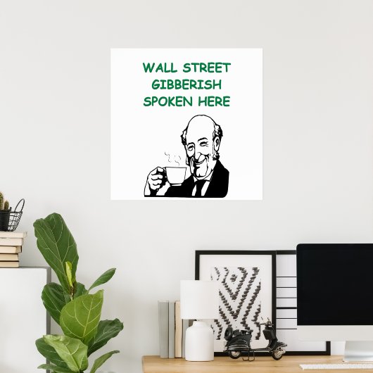 Poster rue murale (Bureau à domicile)