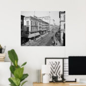 Poster Rue principale (Bureau à domicile)