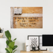 Poster Rue Principale (Bureau à domicile)