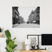 Poster Rue principale (Bureau à domicile)