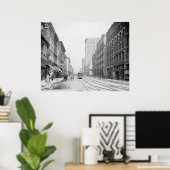 Poster Rue principale (Bureau à domicile)