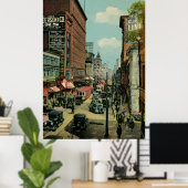 Poster Rue Saint-Catherine 1920, rue Saint-Catherine (Bureau à domicile)