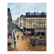 Rue Saint-Honoré dans l'après-midi Camille Pissarr