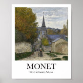 Poster Rue Sainte-Adresse par Claude Monet (Devant)