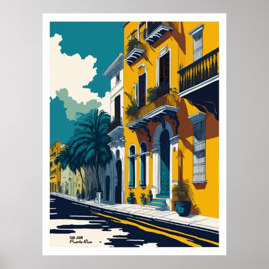 Poster Rue San Juan (Devant)