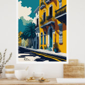 Poster Rue San Juan (Cuisine)