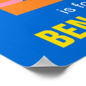 Poster Rue Sésame | B est pour Big Bird (Coin)