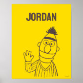 Poster Rue Sésame | Bert Bright | Ajouter Votre Nom (Devant)