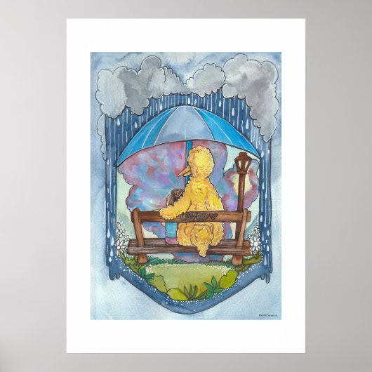 Poster Rue Sésame | Big Bird - Aimé (Devant)